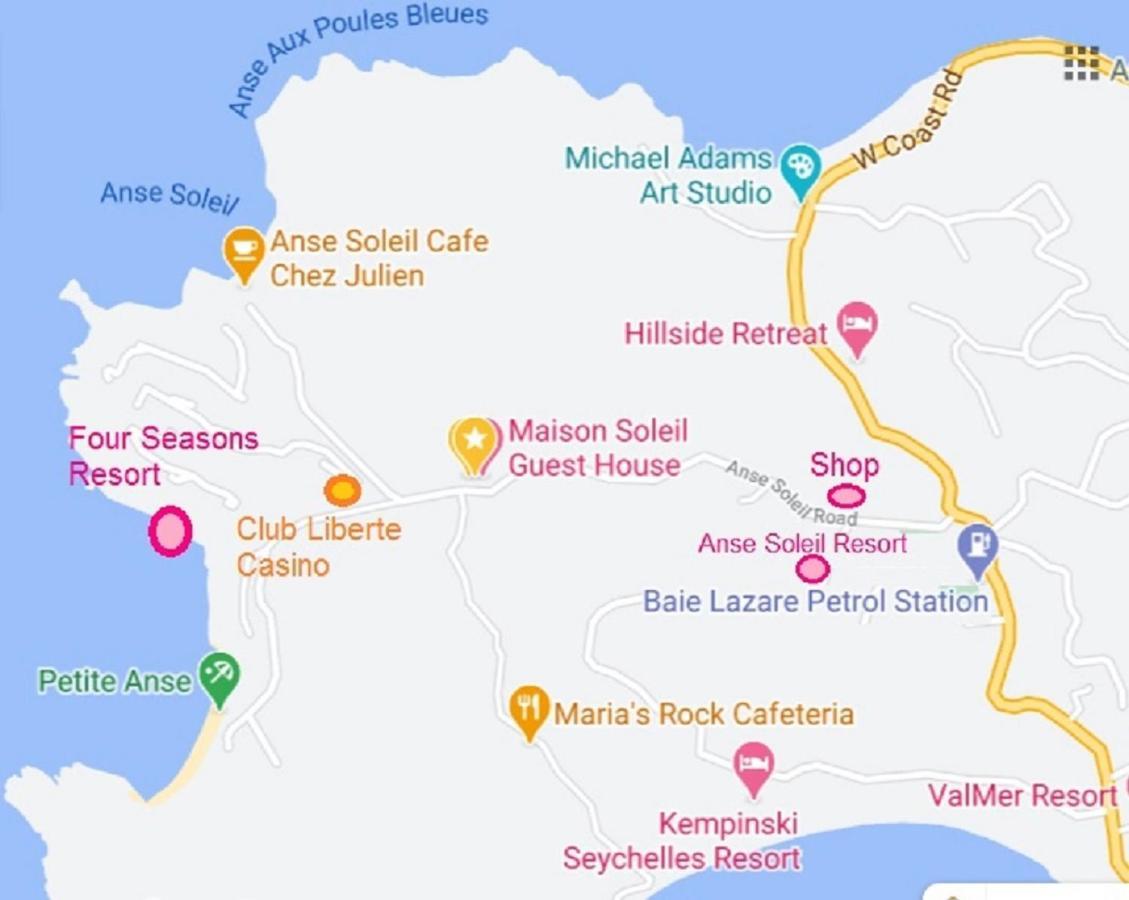 Baie Lazare  Maison Soleil מראה חיצוני תמונה
